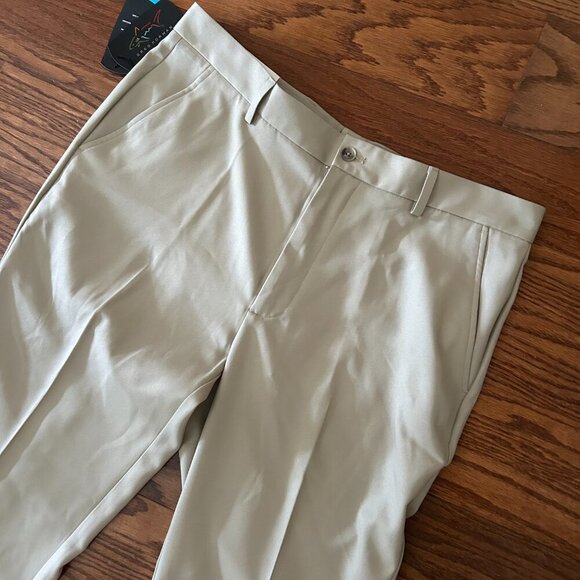 NWT Greg Norman Mens Classic Pro-fit Pants Size 34x32 Performance Wear Work Golf - Picture 3 of 10